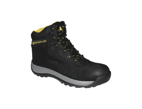 Buty ze skóry podeszwa z PU i kauczuku podnosek kompozytowy termoodporna podeszwa kolor czarny rozmiar 43 PIED SAGAS3NO43