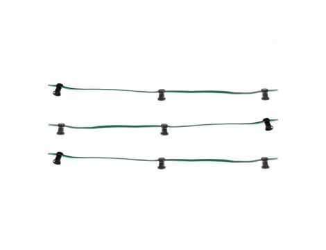 Łańcuch świetlny 10m 15x E27+uszczelki z haczykiem, bez żarówek 10/16A 250V max.600W LS01