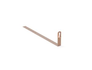 Uchwyt pod dachówkę L-450mm H-100mm miedziany z zaczepem 10.4.1/Z CU /91002903/