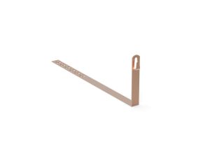 Uchwyt pod dachówkę L-450mm H-150mm miedziany z zaczepami 10.4/Z CU /91002603/