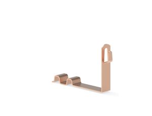 Uchwyt pod dachówkę L-100mm miedziany z zamkiem 10.5.1 CU ROBEN /91008103/