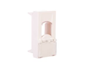 Płytka Czołowa Do Gniazd Teleinformatycznych (Na 1 Moduł Typu Keyston Jack) 45x22,5mm / 24550