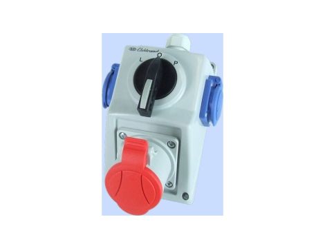 Zestaw instalacyjny L-0-P 16A 4P + 2x 2P+Z IP54 C16-48.2 971662