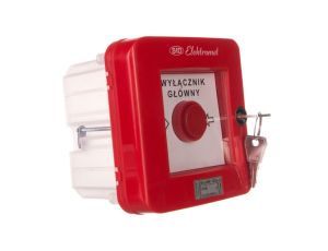 Wyłącznik alarmowy z zamkiem 2R 12A /WYŁĄCZNIK GŁÓWNY/ IP55 WGZp-3s 921542
