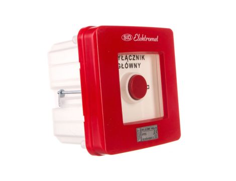 Wyłącznik alarmowy 4Z 12A /WYŁĄCZNIK GŁÓWNY/ IP55 WGp-5s 921594