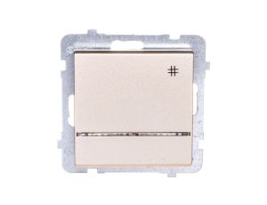 SONATA Łącznik krzyżowy z podświetleniem szampański złoty ŁP-4RS/m/39