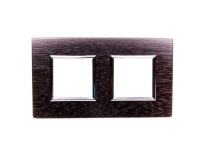 DANTE Ramka podwójna drewno WENGE 4523382