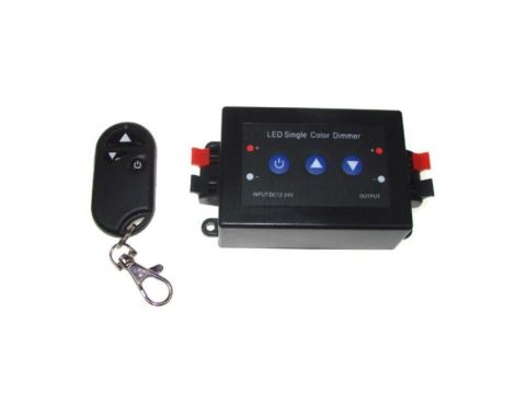 Ściemniacz LED RF 8A +panel jednokanałowy, pilot