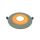 Downlight MOON red 3*1W biały ciepły,biały