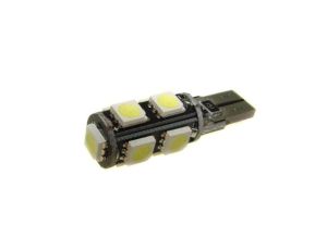 Żarówka T10/W5W 10mm 9*5050 12V CW CANBUS