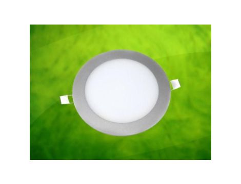 Panel led okragły Round 12W 230V smoking silver DW