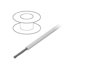 Przewód na rolce 305m linka Cu 18AWG PVC biały 300V 3055 WH001