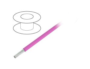 3051-PK001 Przewód na rolce 305m linka Cu 22AWG PVC różowy 300V