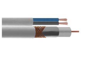 Przewód RG59+2x0,35 300m MAXCABLE