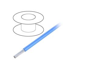 Przewód na rolce 305m linka Cu 20AWG PVC niebieski 300V 3252 BL001