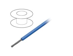 Przewód na rolce 30,5m linka Cu 20AWG PVC niebieski 150V 7056 BL005