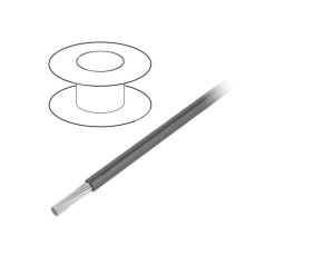 Przewód na rolce 30,5m linka Cu 22AWG PVC ciemnoszary 150V 7055 SL005