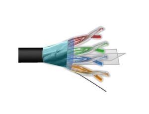 Przewód FTP6 drut Cu +żel 305m MAXCABLE