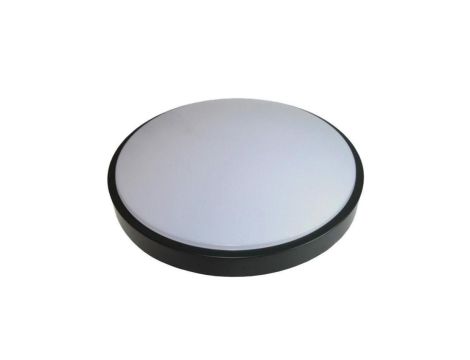 Plafon led Wilton 24W 4000K czarny okrągły