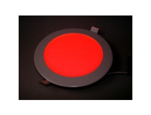 Panel led okragły Round 12W 230V czerwony