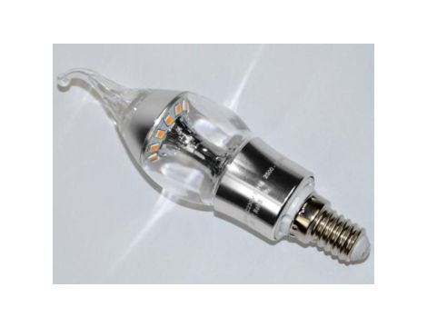Żarówka LED Iddi S E14 4,6W WW srebrna-