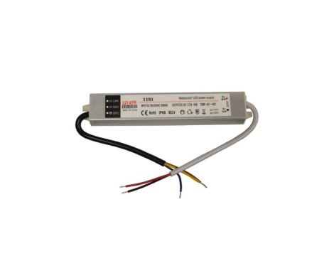 Zasilacz LED 12V 45W napięciowy IP67 aluminium