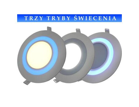 Downlight LED Power EASY 10W+2W DW+blue