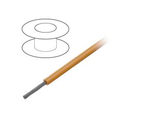 3050-OR005 Przewód na rolce 30,5m linka Cu 24AWG PVC pomarańczowy 300V