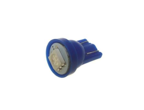 Żarówka T10/W5W 10mm 1*5050 12V niebieska
