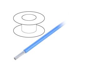 Przewód na rolce 30,5m linka Cu 20AWG PVC niebieski 300V 3053 BL005