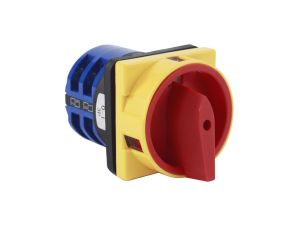 Łącznik krzywkowy 0-1 63A 3P tablicowy na kłódkę IP65 / LW63 0-1 3P TRG