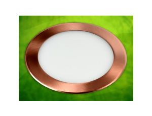 Panel led okragły Round 15W 230V mosiądz WW