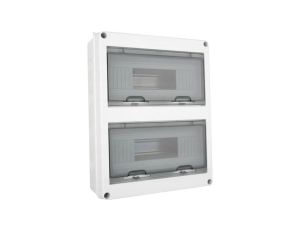 Rozdzielnica natynkowa hermetyczna 2x12 modułowa 1000V DC z listwą N+PE IP65 APV