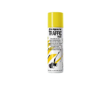Farba do malowania linii, znakowania jezdni żółta 500ml spray AMPERE TRAFFIC PAINT