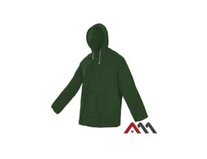 Kurtka przeciwdeszczowa PVC zielona, sztormiak, KPD rozmiar L