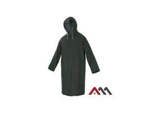 Płaszcz przeciwdeszczowy PVC zielony, sztormiak, rozmiar XXXL