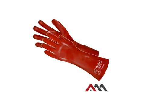 Rękawice Robocze PVC Długie 35 cm rozmiar 10