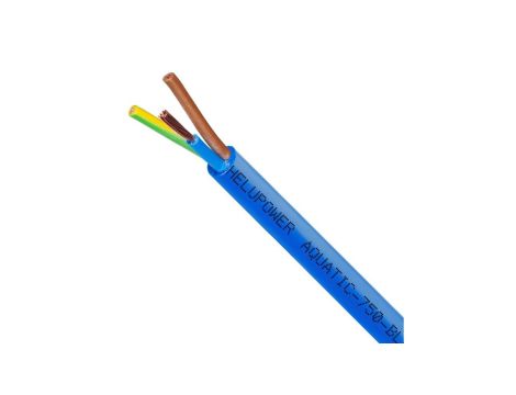 Przewód do pomp głębinowych HELUPOWER AQUATIC 3x1,5mm2 450/750V niebieski Helukabel /100m/