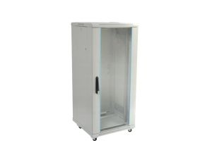 Szafa stojąca RACK 19 42U 800x800mm drzwi szklane szara TOTEN G7