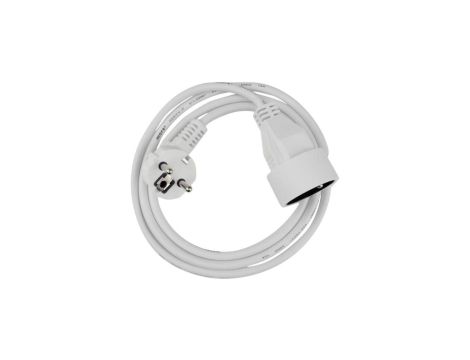 Przedłużacz 1-gniazdowy 1.5m z/u 3x1.0mm2 BIAŁY