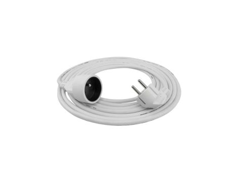 Przedłużacz 1-gniazdowy 5m z/u 3x1.5mm2 BIAŁY