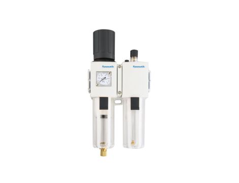 Blok przygotowania powietrza G 1/2 GW do 10 bar, regulacja 1,5-9 bar, 5 um