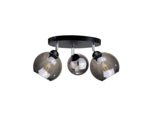 Spot nowoczesny 3xE27 YUNO BLACK