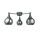 Lampa sufitowa 3xE27 STAR SMOKY BLACK