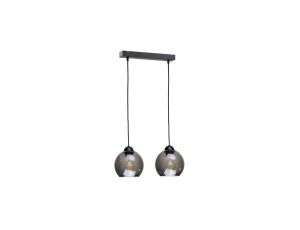 Lampa wisząca nowoczesna 2xE27 YUNO BLACK