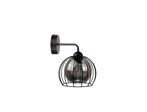 Kinkiet loftowy nowoczesny 1xE27 SOLO BLACK