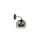 Kinkiet nowoczesny loftowy 1xE27 SOLO BLACK/GOLD