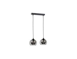 Lampa wisząca loftowa nowoczesna 2xE27 SOLO BLACK