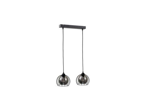 Lampa wisząca loftowa nowoczesna 2xE27 SOLO BLACK