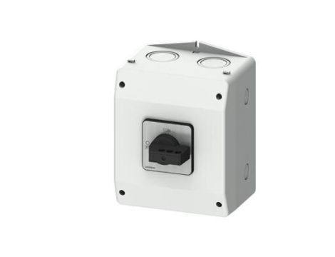 Rozłącznik główny w obudowie ekranowanej 6P 25A 9.5kW AC23A 400V styki pom wyprz 1Z 1R blokowanie w poz O i I 3LD2185-5VD21